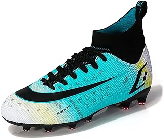 BTNCL Chuteiras Masculinas Chuteiras Masculinas Botas de Futebol de Cano Alto Meninos Treino Ao Ar Livre Chuteiras Tênis Tênis Fã de Futebol