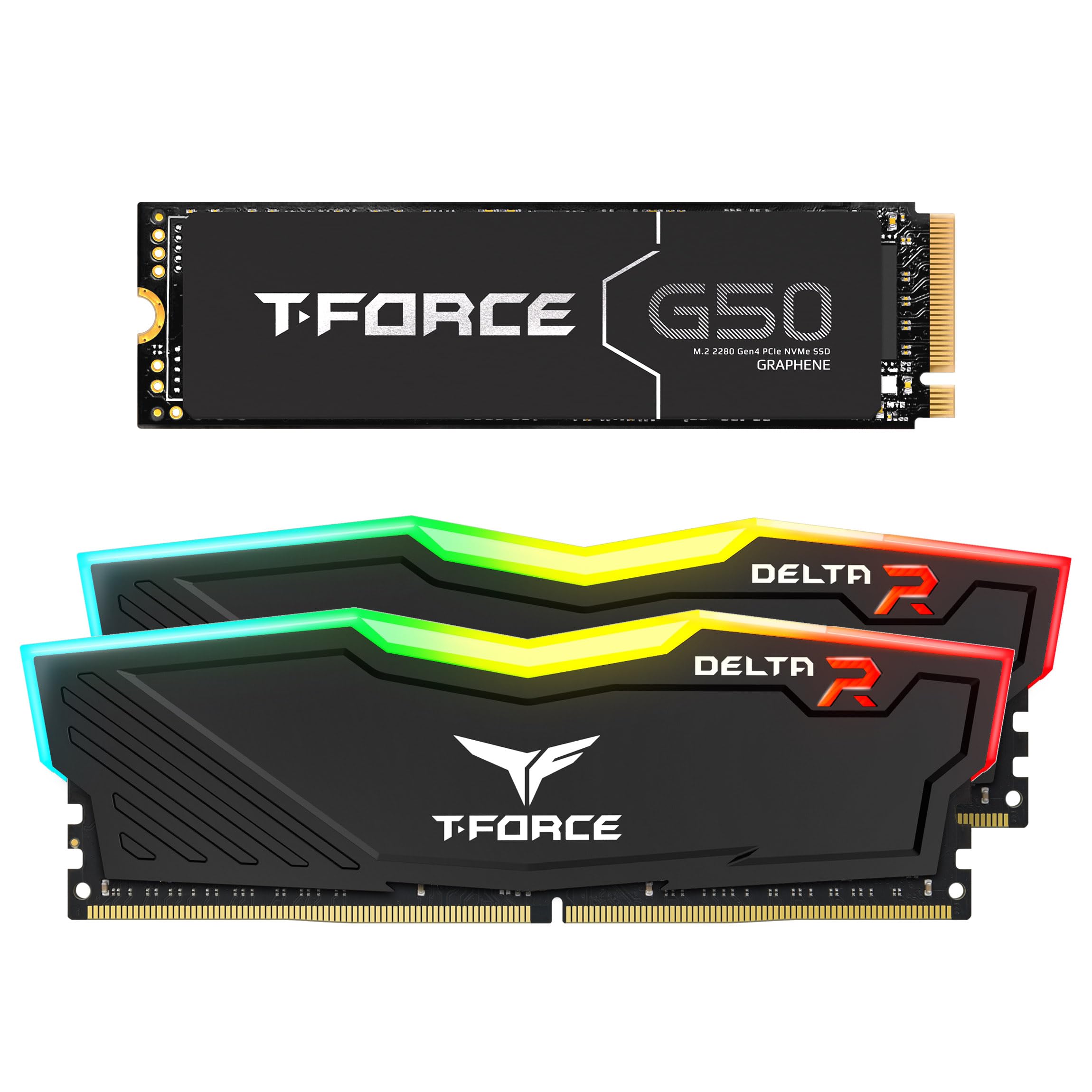 メモリー T-FORCE DDR4 3600 DELTA RGB 32GB(16GBx2) TEAMGROUP T-Force Delta RGB DDR4 32GB (2x16GB) 3600MHz Desktop