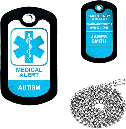 Etiqueta de alerta médica, Aluminio anodizado