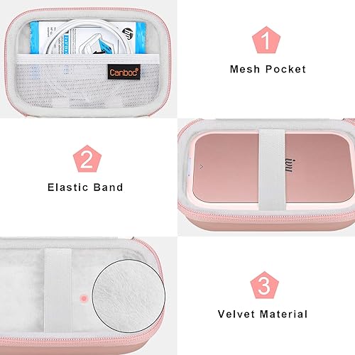 Miniatura 6 de Canboc Funda rígida para Canon Ivy 2Canon IvyCanon Ivy CLIQ+2 CLIQ 2 CLIQ+ Mini impresora fotográfica móvil inalámbrica Bluetooth impresora de