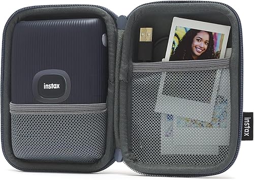 Fujifilm Funda Instax Mini Link 2 - Tejido Azul Pizarra
