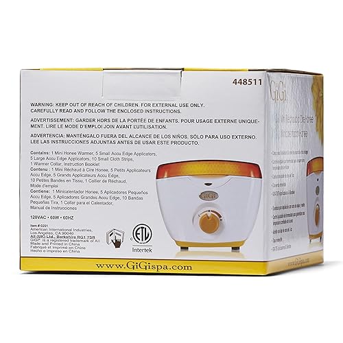 Miniatura 7 de GiGi Deluxe - Calentador de cera doble para depilación, 14 onzas