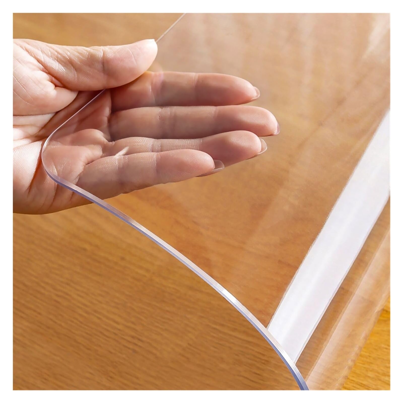 1 protezione trasparente for tavolo, for, copertura for in plastica, tappetino da scrivania, protettivo for per Tavolo da Pranzo(24x108inch)