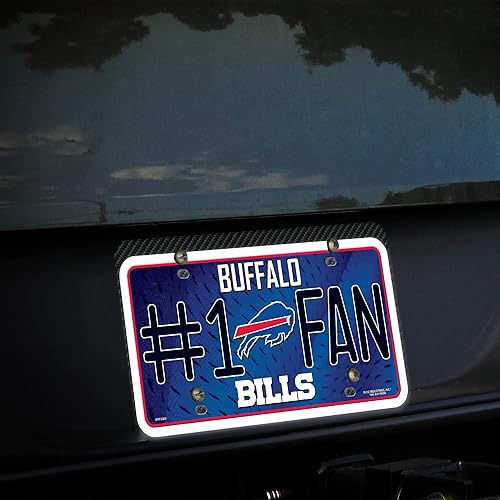 Vista 53 de Rico Industries Placa de matrícula de metal unisex para adultos de la NFL