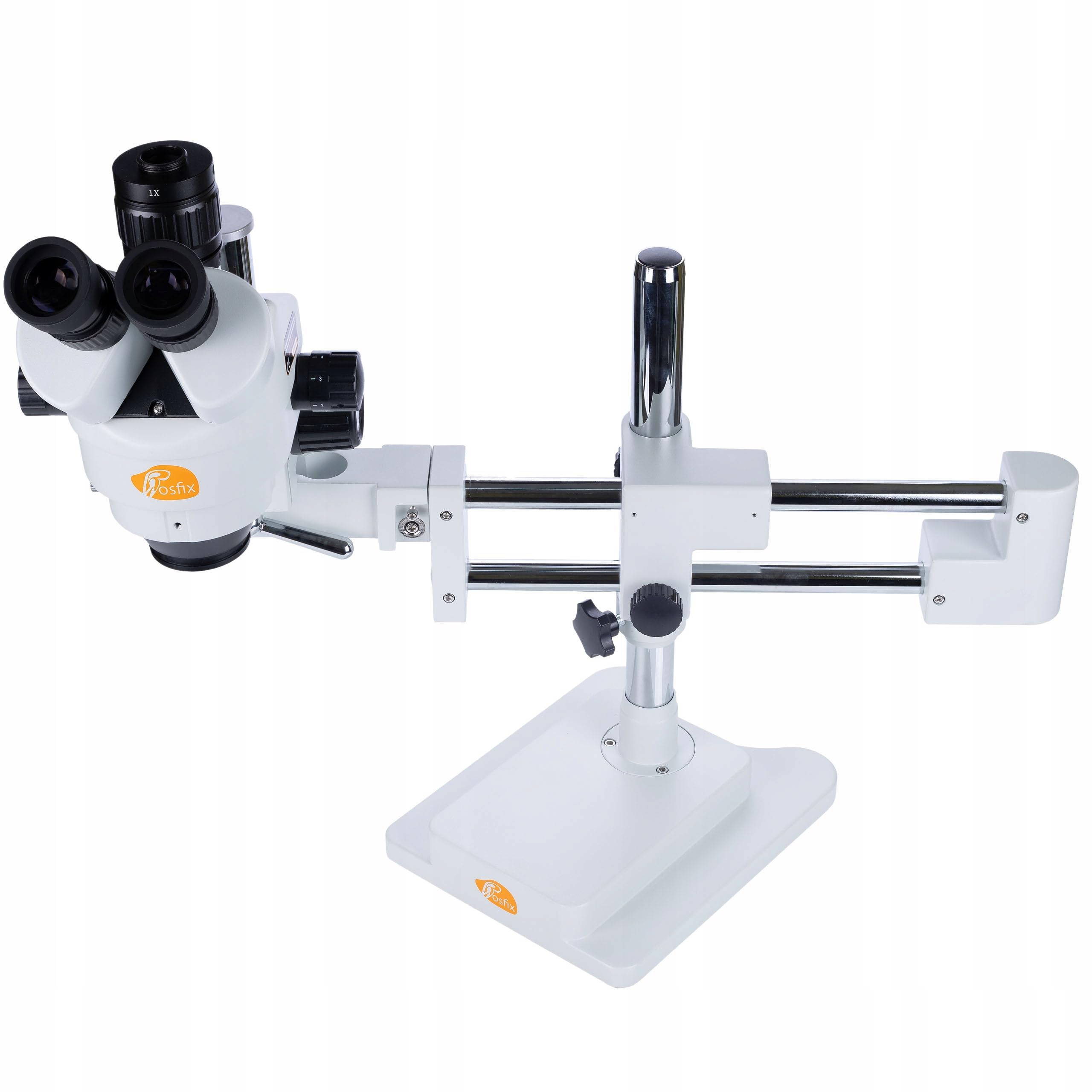 Juego de microscopio estéreo trinocular Jupiter Pro MSJP-T-SDMS1 con 56 luces LED | Ergonómico, 7-45 veces ampliable, giratorio 360°, distancia de trabajo amplia | laboratorio, industria, electrónica