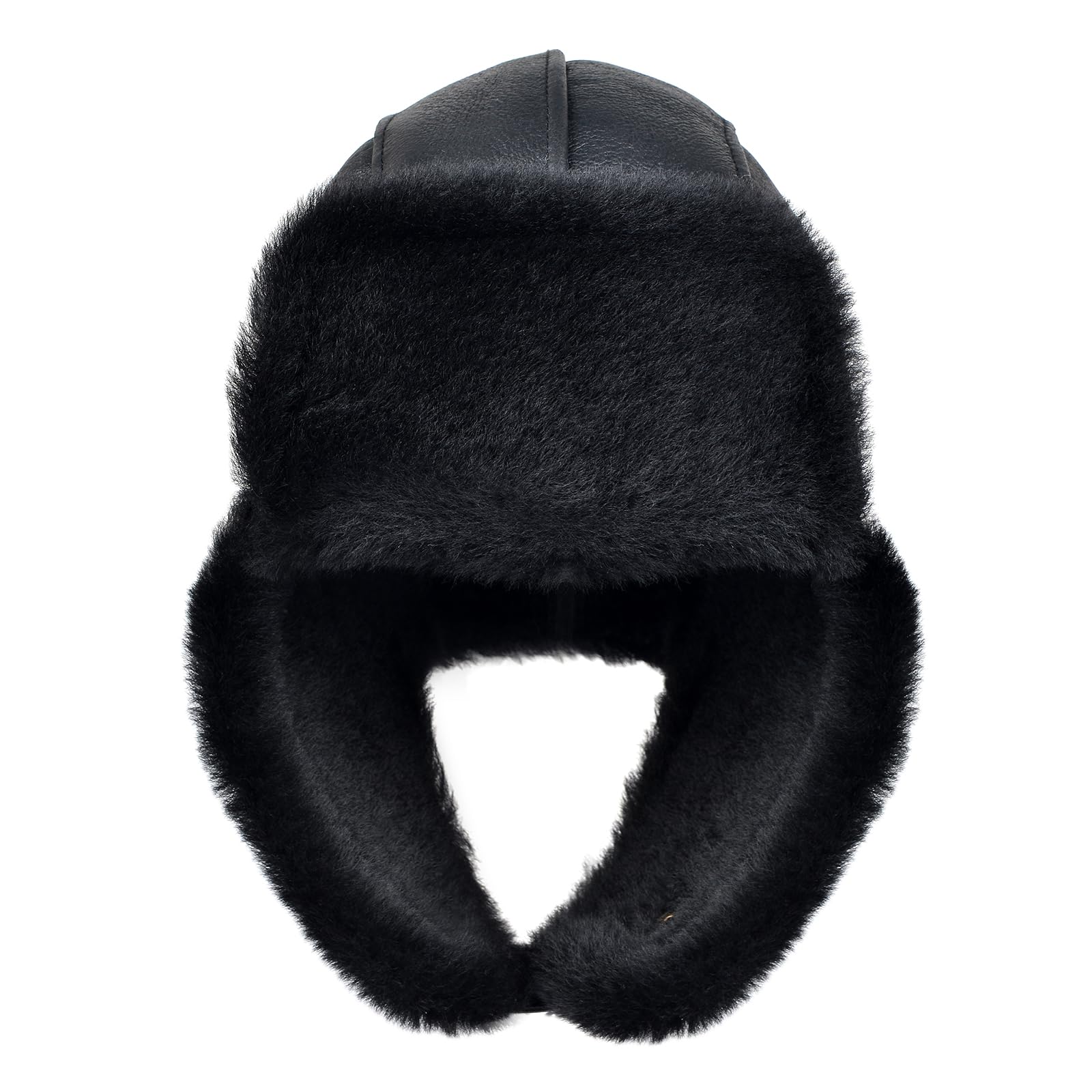 MGGMOKAY Unisex Cappello da Aviatore Cappelli,Russo Cappello con Paraorecchie,Pelliccia Berretto Antivento Invernale