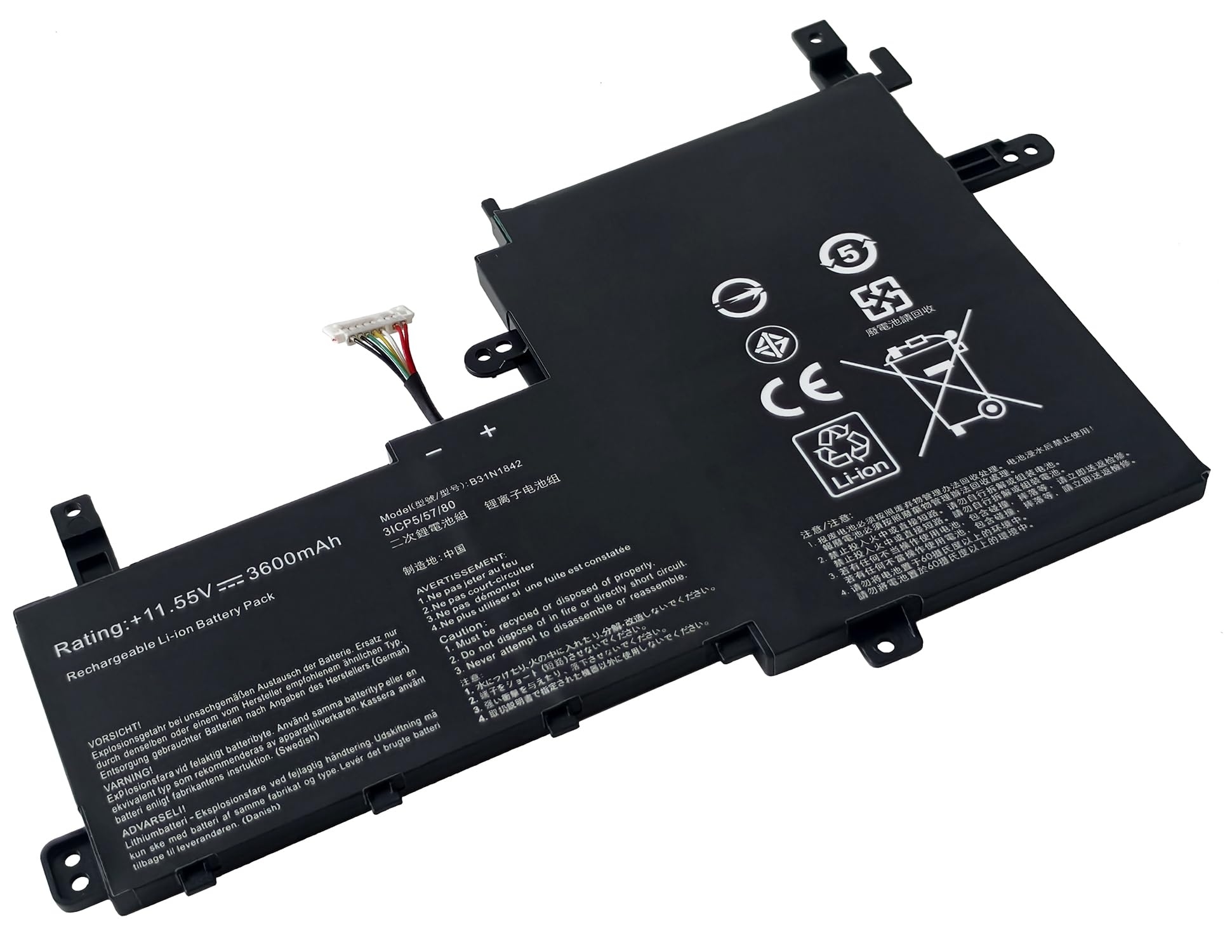 B31N1842 C31N1842 Batería para ASUS Vivobook 15 K513E K513EAN X513EA X513E X513UA, Vivobook S15 V5050E V5050EA V5050EA1135 S5500F S5500FL V531 V531FA V531FL S531FL