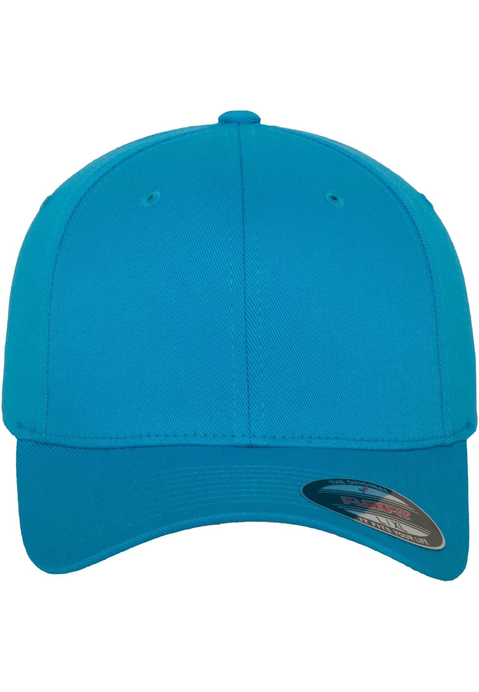 Flexfit Unisex Cap Wooly Combed, Unisex Baseballkappe, Youth, Hawaiian Ocean
