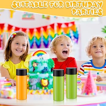 Yinder 100 Pcs Plastic Juice Bottles with Black Lids Sensory Bottles Round Clear Drink Containers Plastic Smoothie Tumble Empty Water Tumble 10 OZ for Storing Juice, Milk, Homemade Beverage (10 oz)