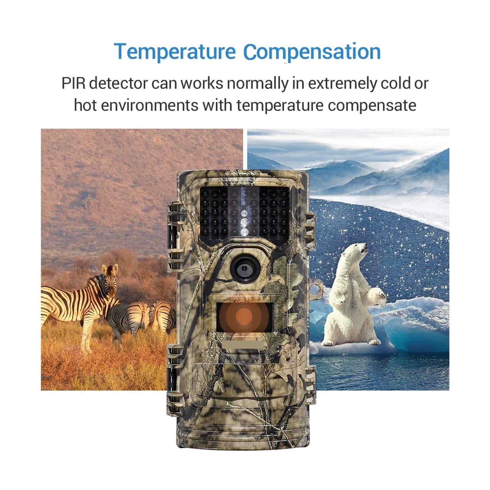 Kamera Obserwacji Dzikiej Przyrody Trail Camera Scouting Night Vision Polowanie Kamera CamWildcamera Wild Surveillance Wildlife