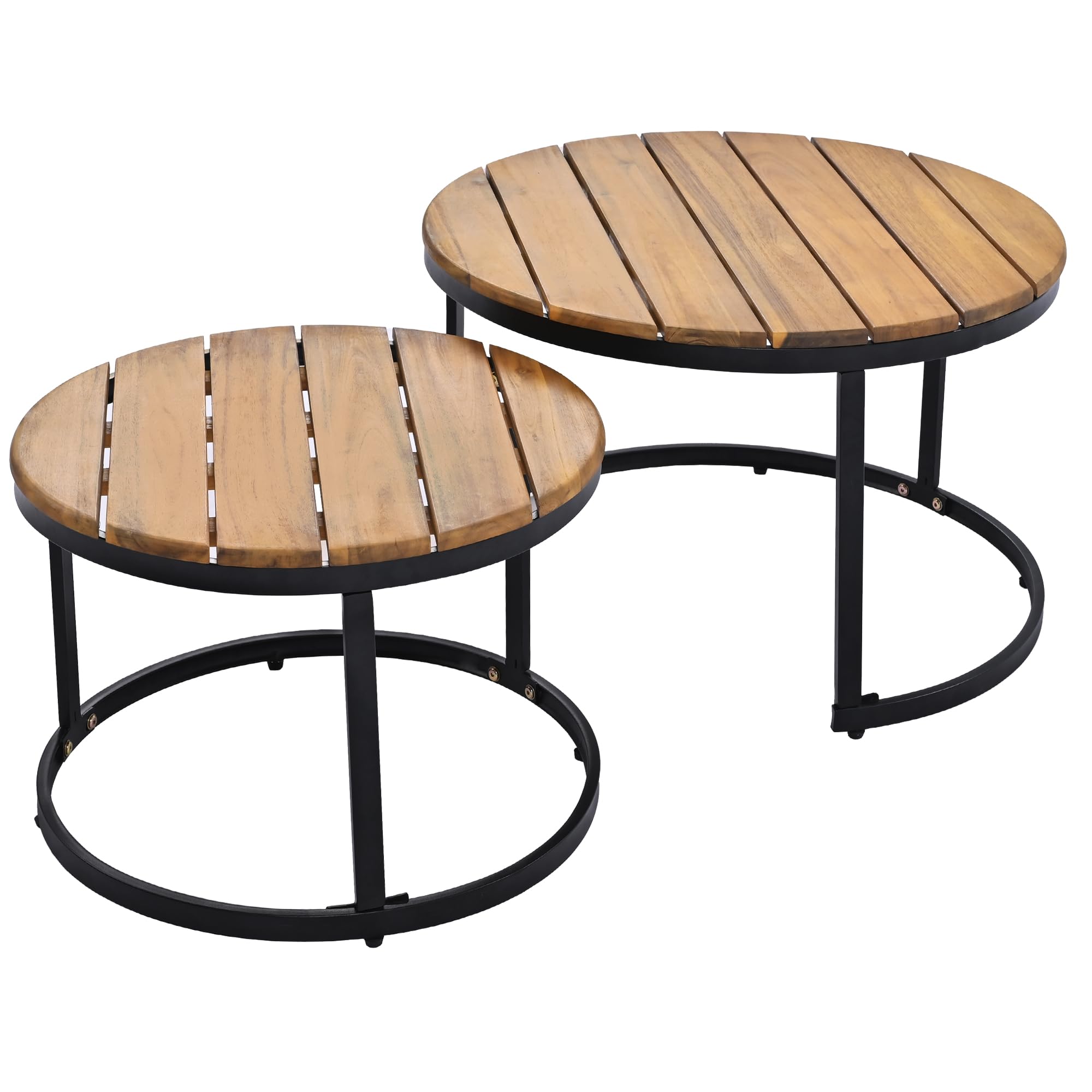 Set di mobili da giardino Dolamaní per 5-6 persone, set da 6 pezzi (2x divano a 2 posti, 2x poltrona singola, 2x tavolo), set lounge da giardino in ferro, gruppo da pranzo per terrazzo, balcone
