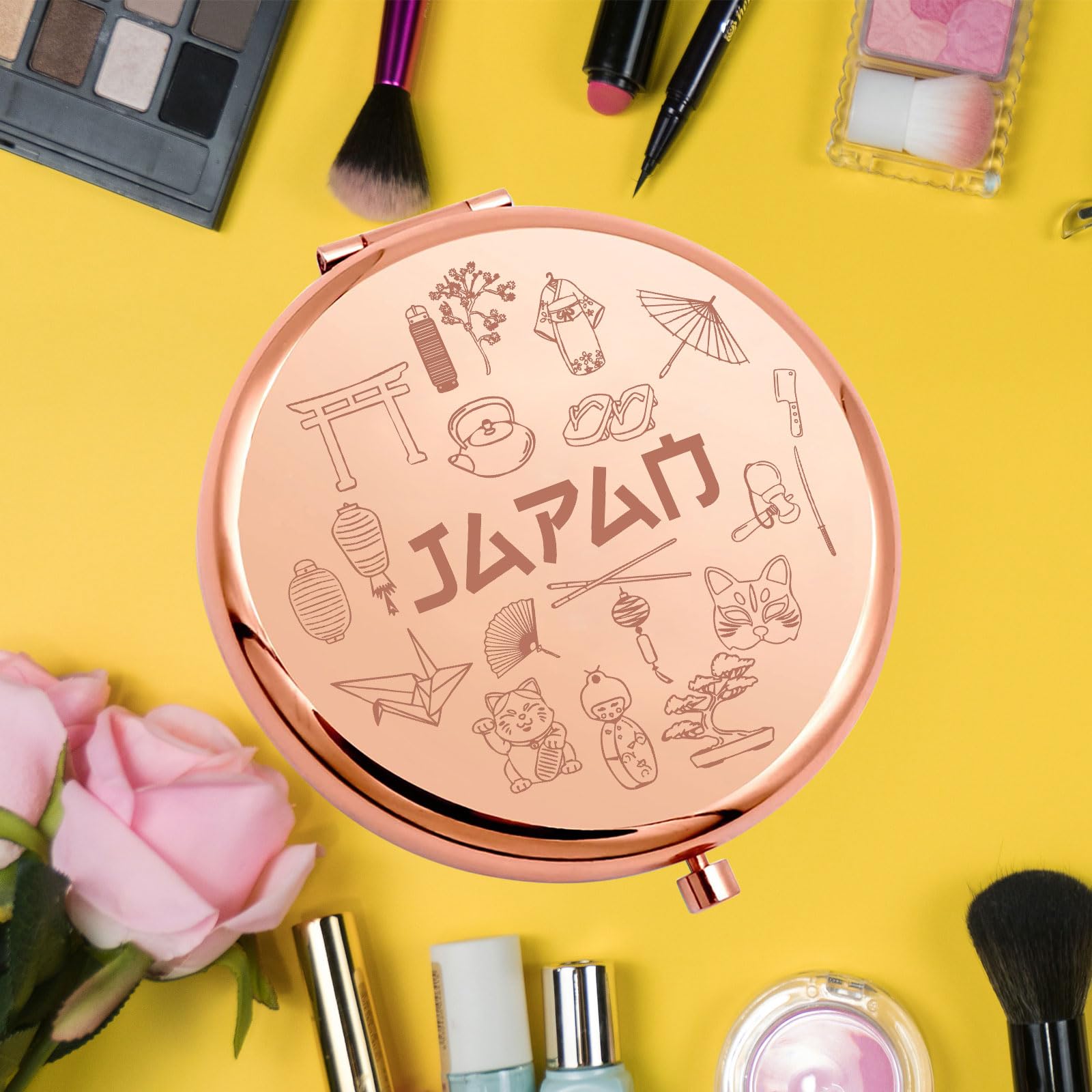 Amazon.com: KEYHCIN Japan Trip Pocket Mirror Japan Souvenir