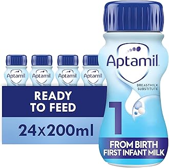 Aptamil Breastmilk Substitute 1 First Infant Milk From Birth Pack of 24 x 200ml