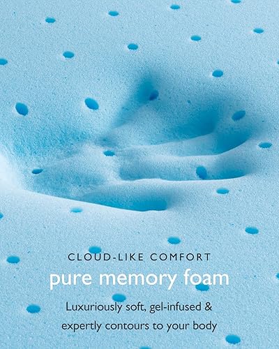 Miniatura 2 de BedStory Cubrecolchón de espuma viscoelástica, tamaño King, 3 pulgadas, de espuma viscoelástica de gel suave, con funda extraíble, certificado