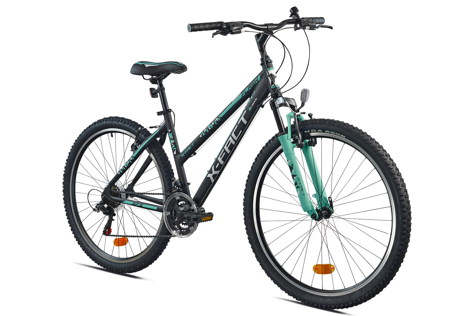 Flash, MTB 27.5" Donna, Nero/Verde