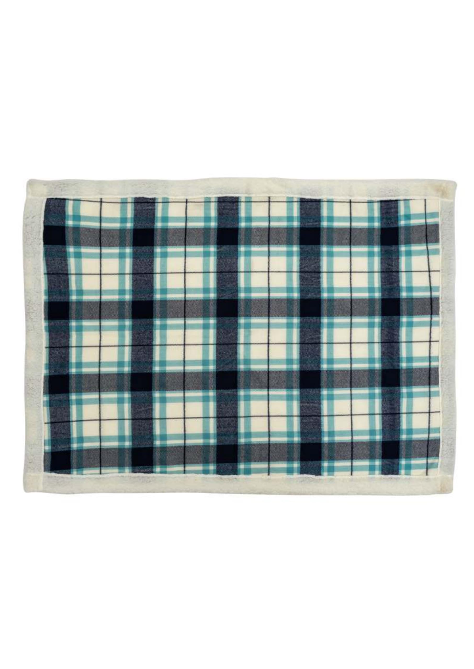ABONY PRINTS Acrowool Kids Blanket 220 GSM Sherpa Inner Lining with Soft Gentle Pure Acro Wool Woven (Blue)