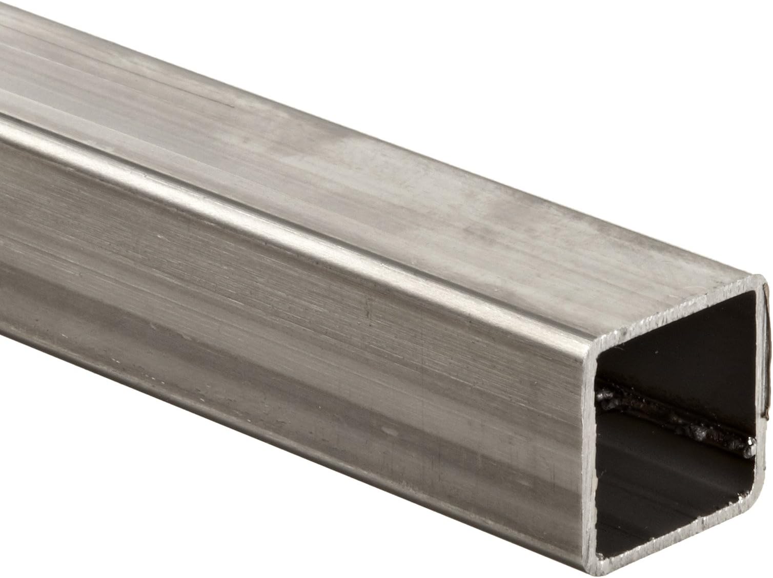 A500/A513 Carbon Steel Square Tubing, Hot Rolled, ASTM A-36, 1" Height, 0.065" Wall, 12" Length, OnlineMetals
