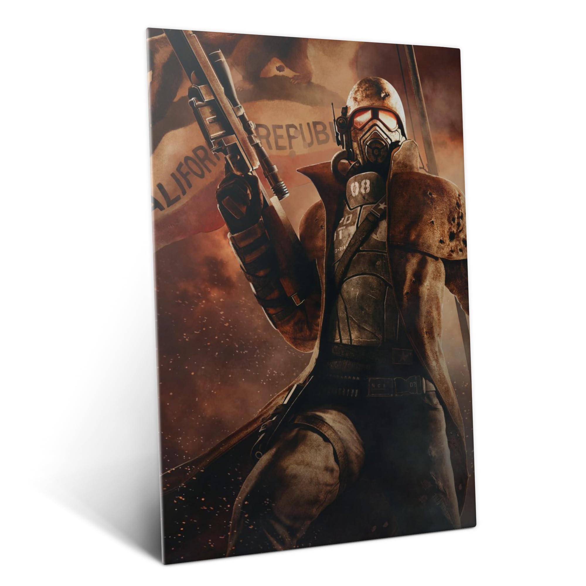 Displate - Poster In Metallo - Montato a Magnete - Fallout - New Vegas Courier