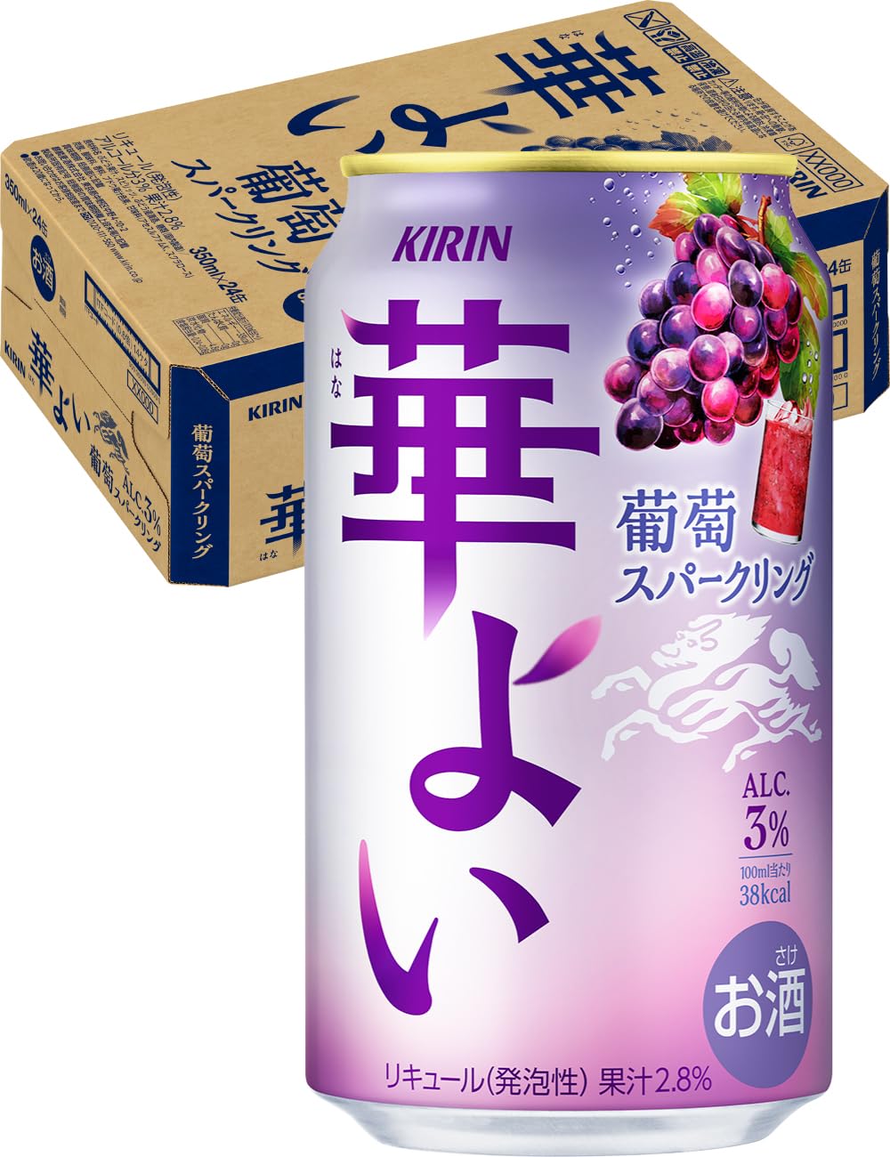 Amazon.co.jp: 華よい キリン チューハイ350ml×24本 華よい 葡萄