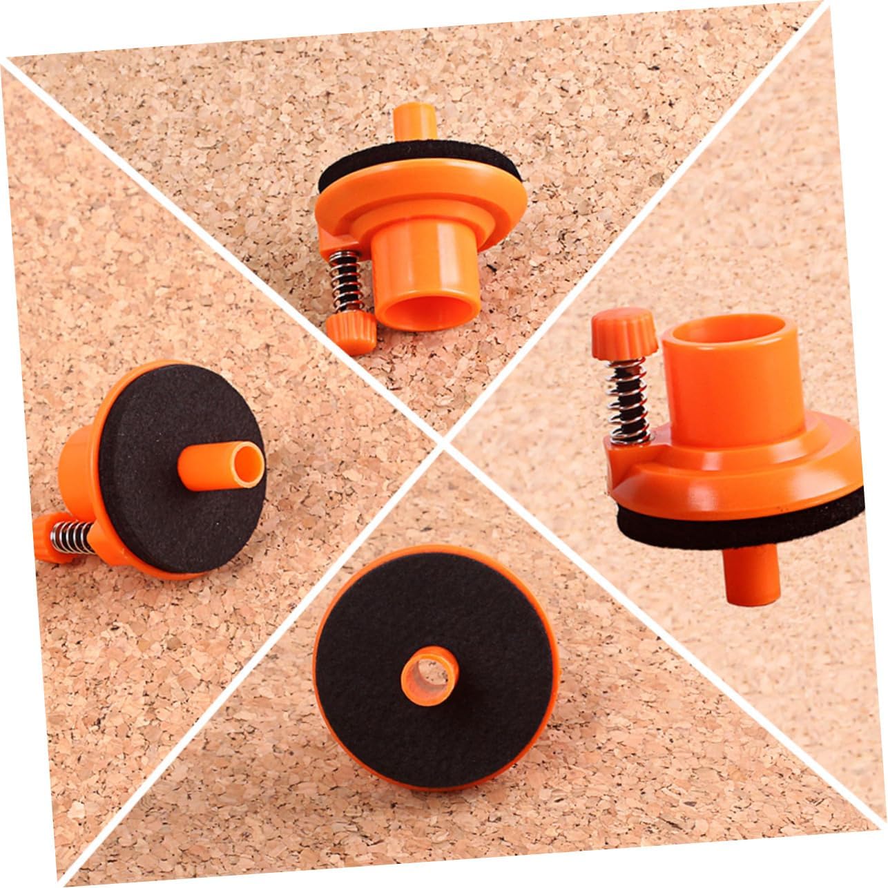 UPKOCH Orange Cymbal Seat Holder for Drum Cymbal, WC30A Plastic