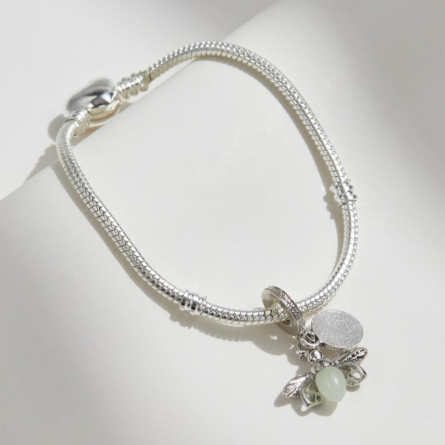 Karakara 10 Pack Silver Charms for Pandora Bracelets and Necklaces Charms for Women CZ Pendant Jewelry Charm Set DIY Jewelry Accessories - Image 9