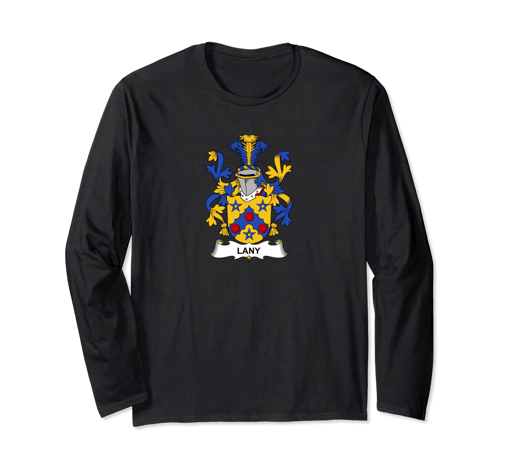 Family Crest and Coat of Arms clothes and giftsLany Coat of Arms - Family Crest Long Sleeve T-Shirt