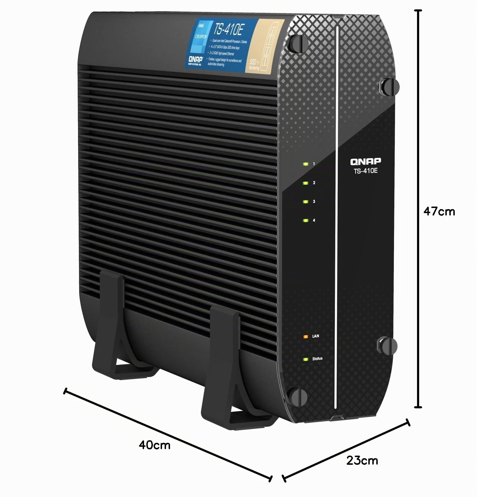 Qnap TS-410E-8g NaS-Server 4-Bay Intel Celeron J6412 8 Gb Ram 2.5gbe (tS-410E-8g)