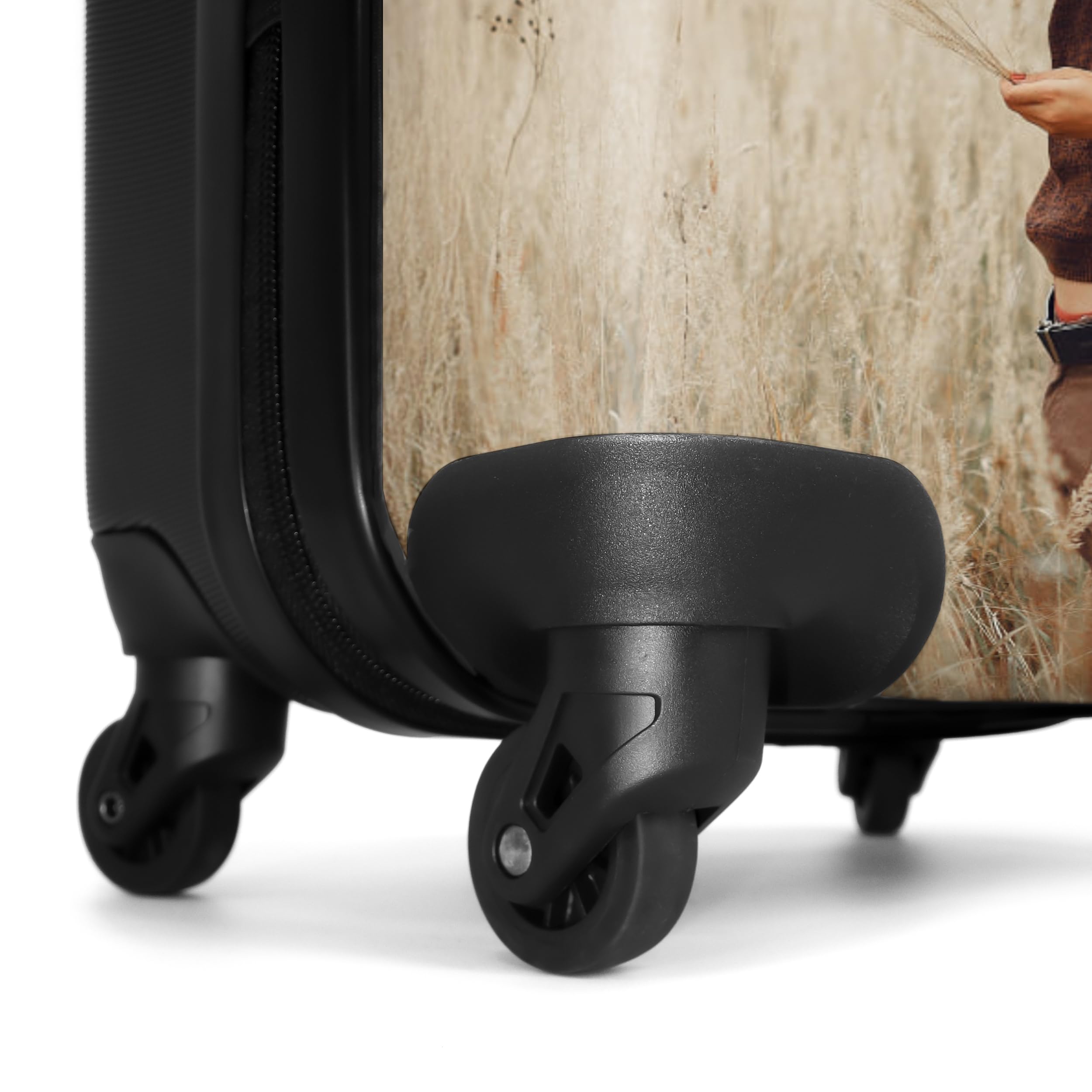 NoBoringSuitcases.com® Maleta de Mano 55x40x20 Personalizada - Maleta con Ruedas, Ligera, Equipaje de Cabina Tipo Trolley con Diseño Personalizado, Apta para Viajar en Avión
