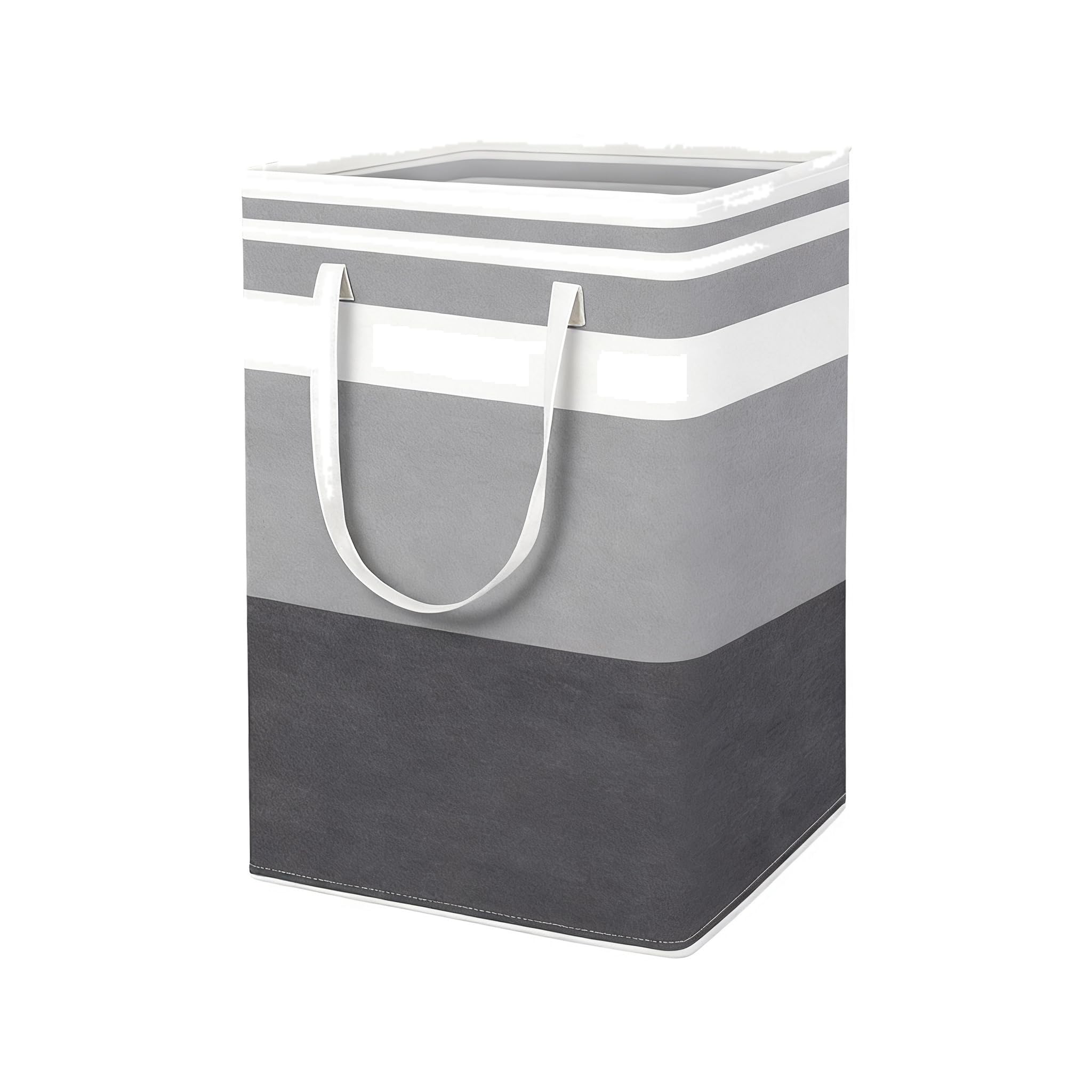 Cesto de ropa gris premium con capacidad extragrande de 75 litros