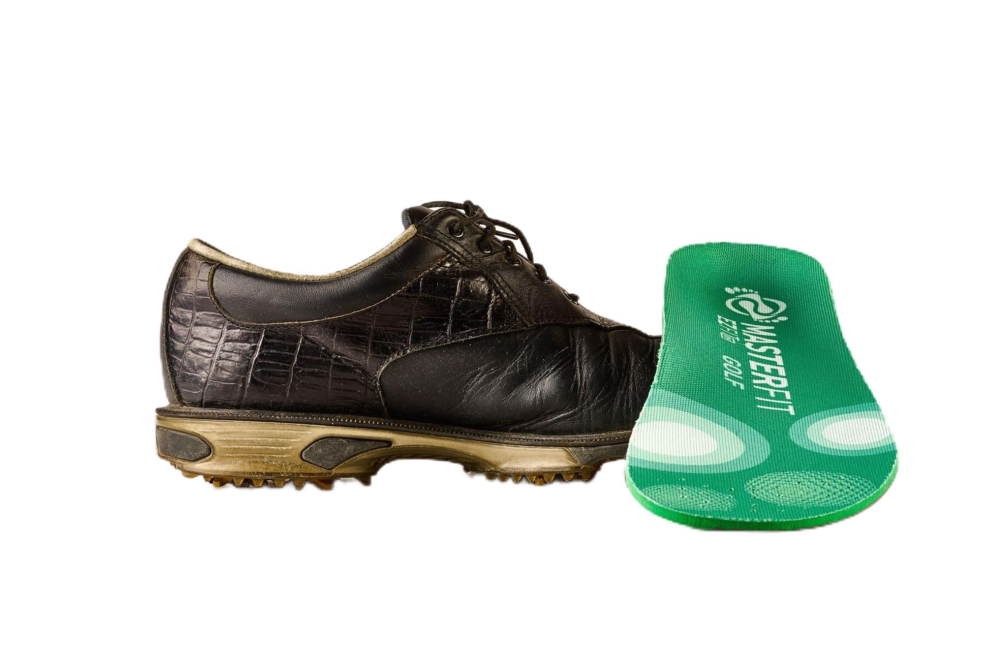 MASTERFITEZQF Regular Golf Shoe Insoles for Men Women - Enhanced Stability, Precision Swing, and Comfortable Insoles - Athletic Shoe Inserts for Foot Pain - Shoe Insoles for Men Women - XXL Size