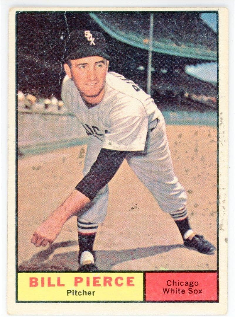 Bill Pierce 1961 Topps Card #205 - Unsigned Football Cards