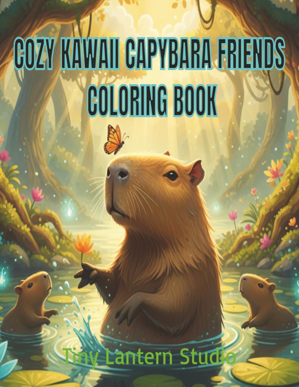 Cozy Kawaii Capybara Friends Coloring Book: Super Cute Capybara Adventures and Fun Coloring Pages with Fun Facts for Kids Ages 8–12 (The Cozy Capybara Club)