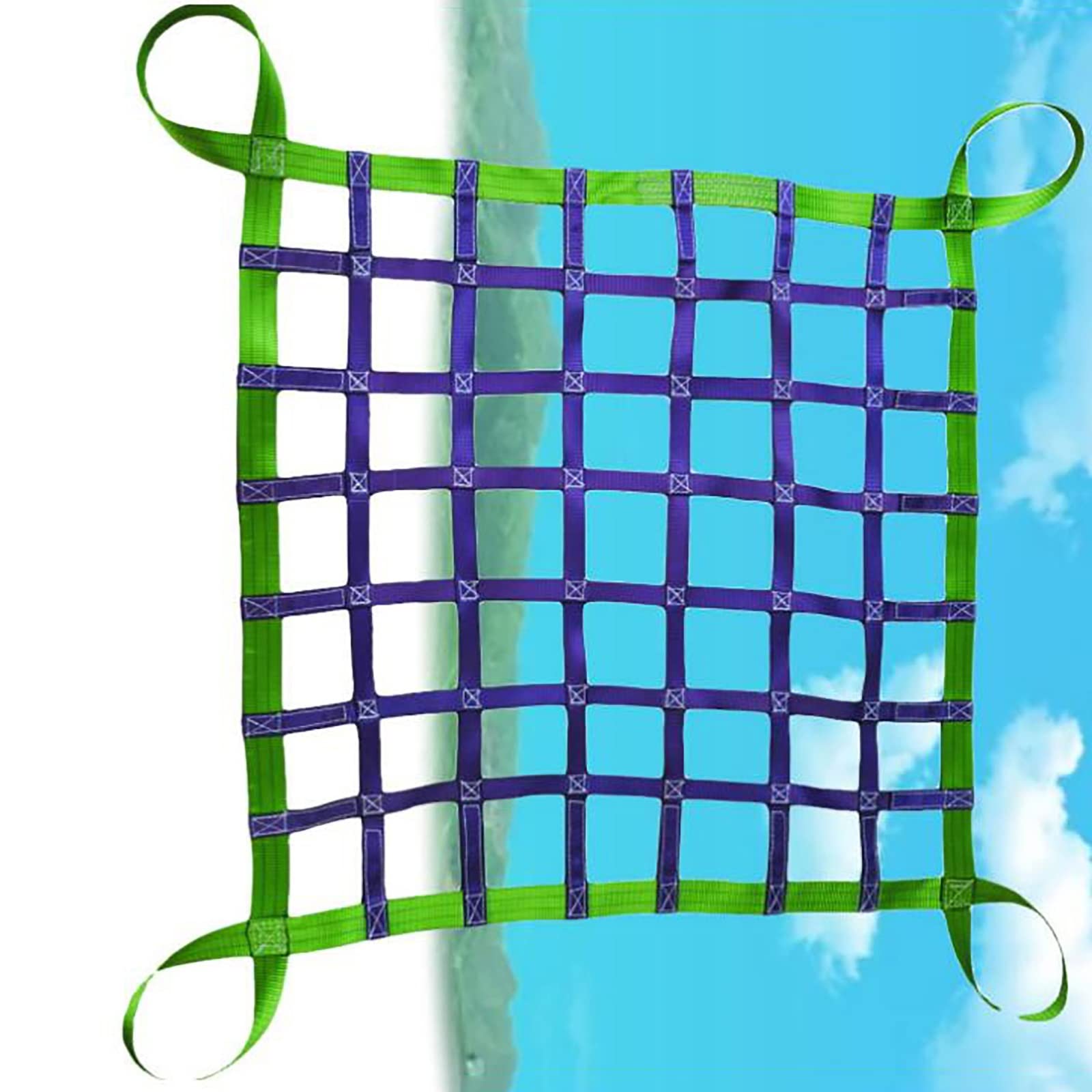 Buy Lifting Cargo Net For Hoisting Polyester Cargo Sling Net