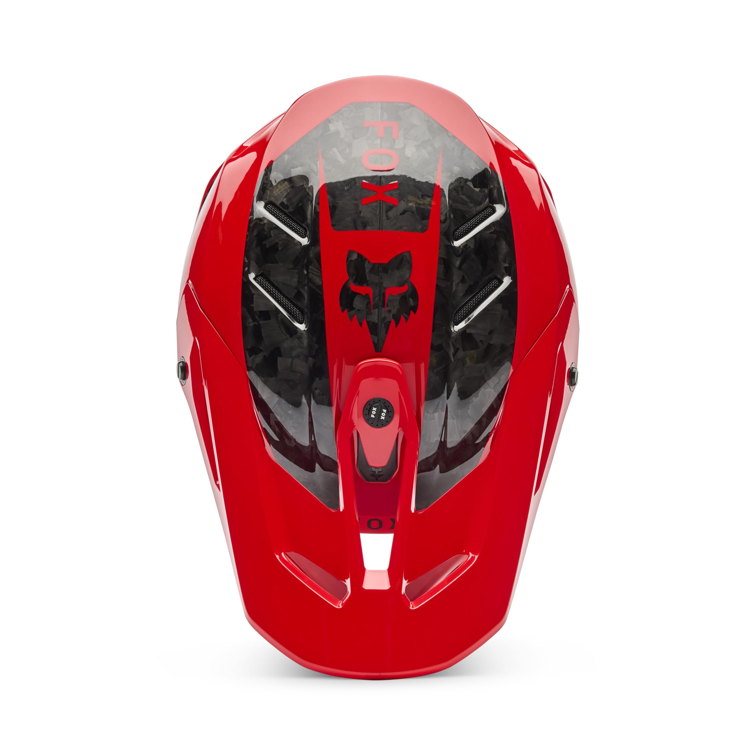 FOX V3 RS Fracture Carbon Kask motocrossowy, czerwony, M (57/58)