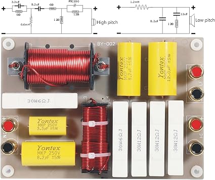 Robusts 800W 2/3Way Crossovers Frequency Divider For Professional Speakers Ensuring Clear Sound In Any Outdoor Setting Stage Accessory