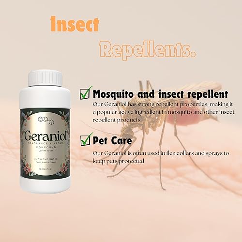 Miniatura 5 de Geraniol Compuesto aromático de alta pureza 1.0 fl oz (1fl oz)