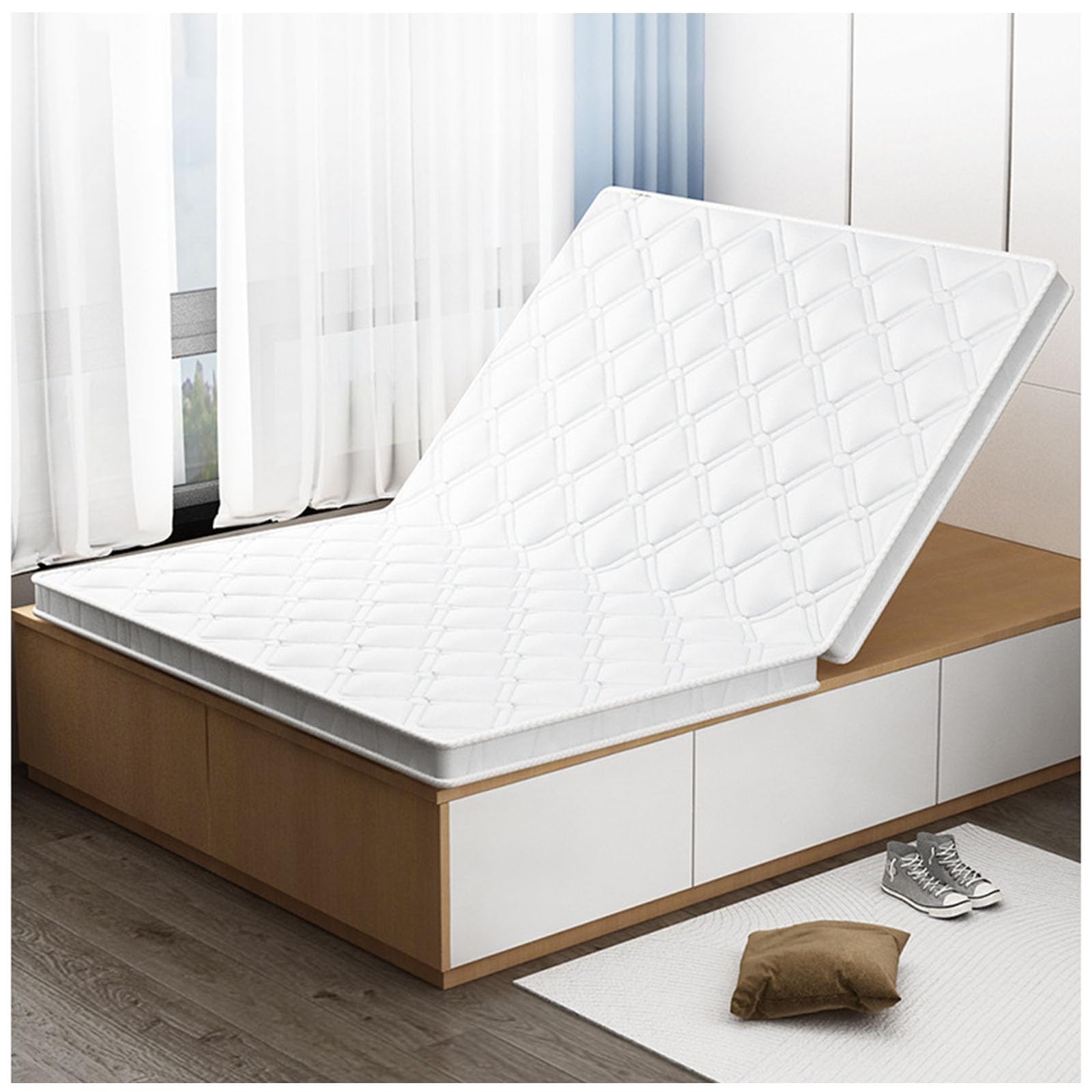 Mattress Topper Queen Queen Mattress Topper 3S Fine Jute Mattress Topper 3E Environmentally Friendly Coir Foldable The Mattress