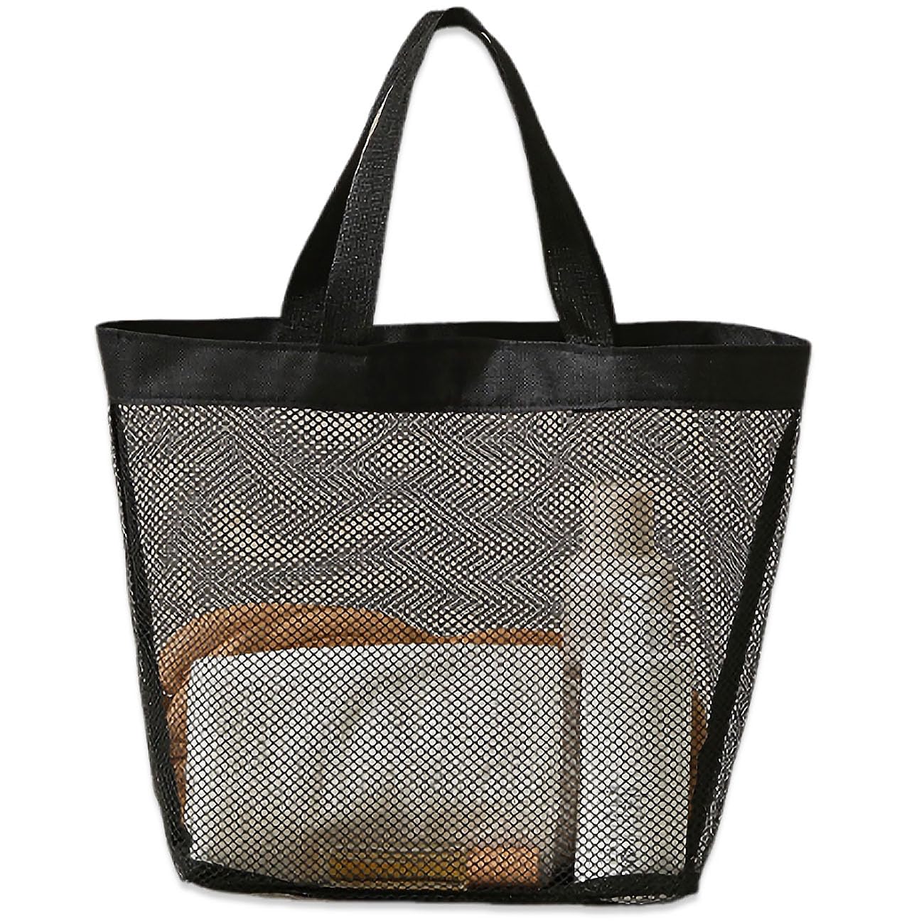 DOLRRCM Mesh Shower Caddy Portable for College Dorm Room Essentials Small Shower Tote Toiletry Bag Basket Quick Dry