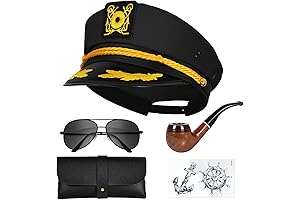 Aye, Captain! Black Captain's Hat for Nautical Adventures