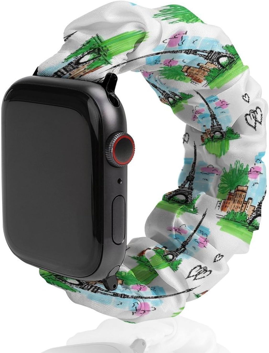 Mens Women Flexible Polyester Watch Band