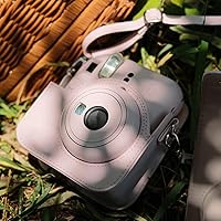 Vista 6 de Rieibi - Estuche para cámara compatible con Fuji Instax Mini 12 - Funda de transporte para cámara instantánea Fujifilm Instax Mini 12 - Funda mini
