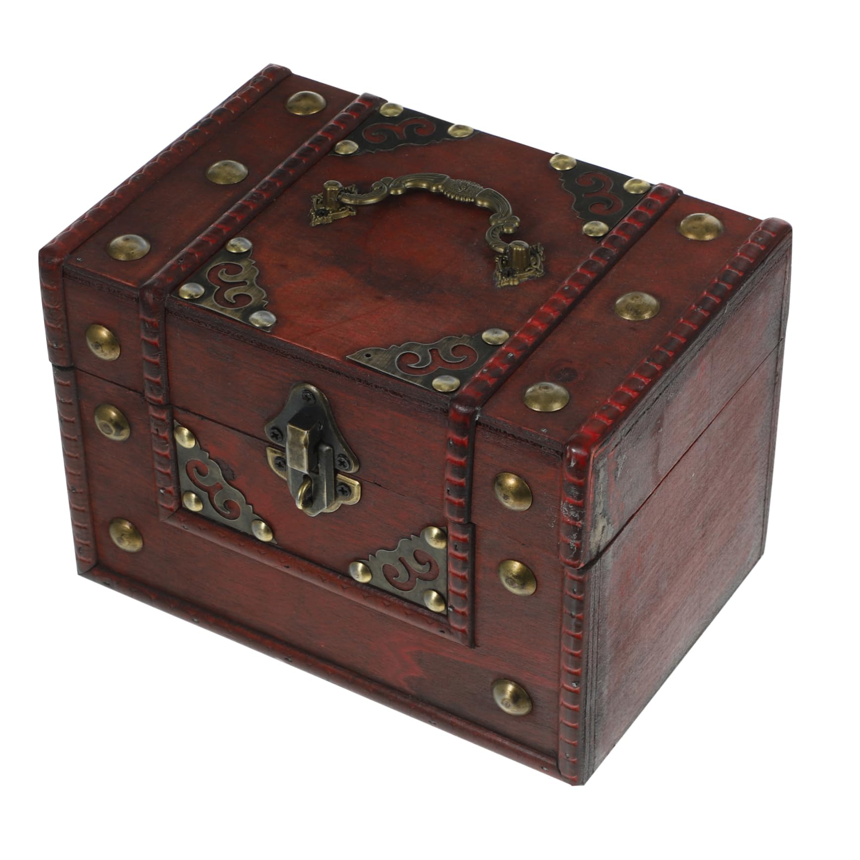 Boîte de rangement souvenirs Amosfun, coffret à bijoux bois vintage pour offrir ou décorer