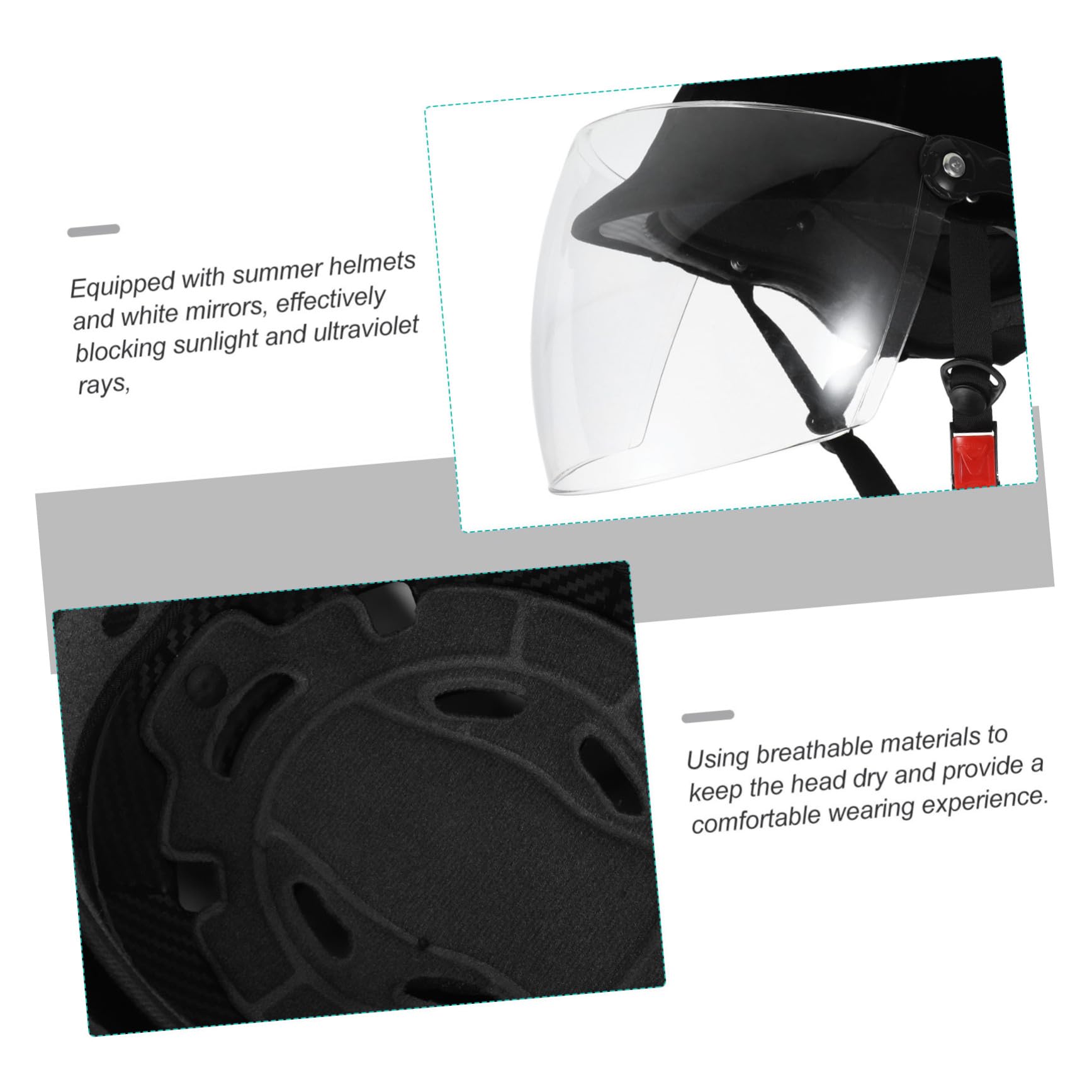 ifundom Casco Per Ragazzo Equitazione Rotella e Ventilazione Ad Flusso Fodera Rimovibile Lavabile Casco Sicurezza Sportivo