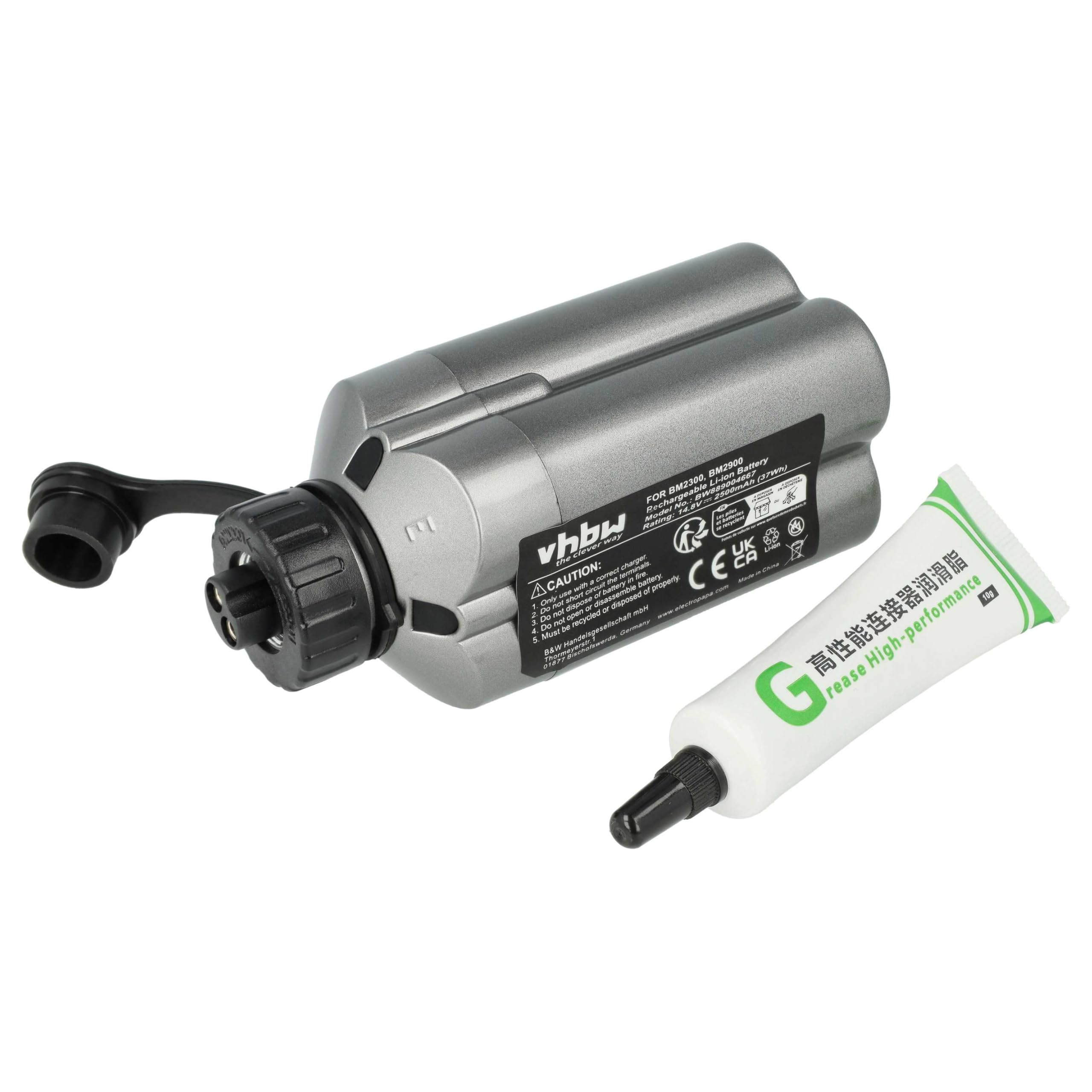 vhbw Cargador Incl. batería (2500 mAh) Compatible con Daiwa forsemaster SB300MJ-L, SB400MM, SB300MT baterías Li-Ion