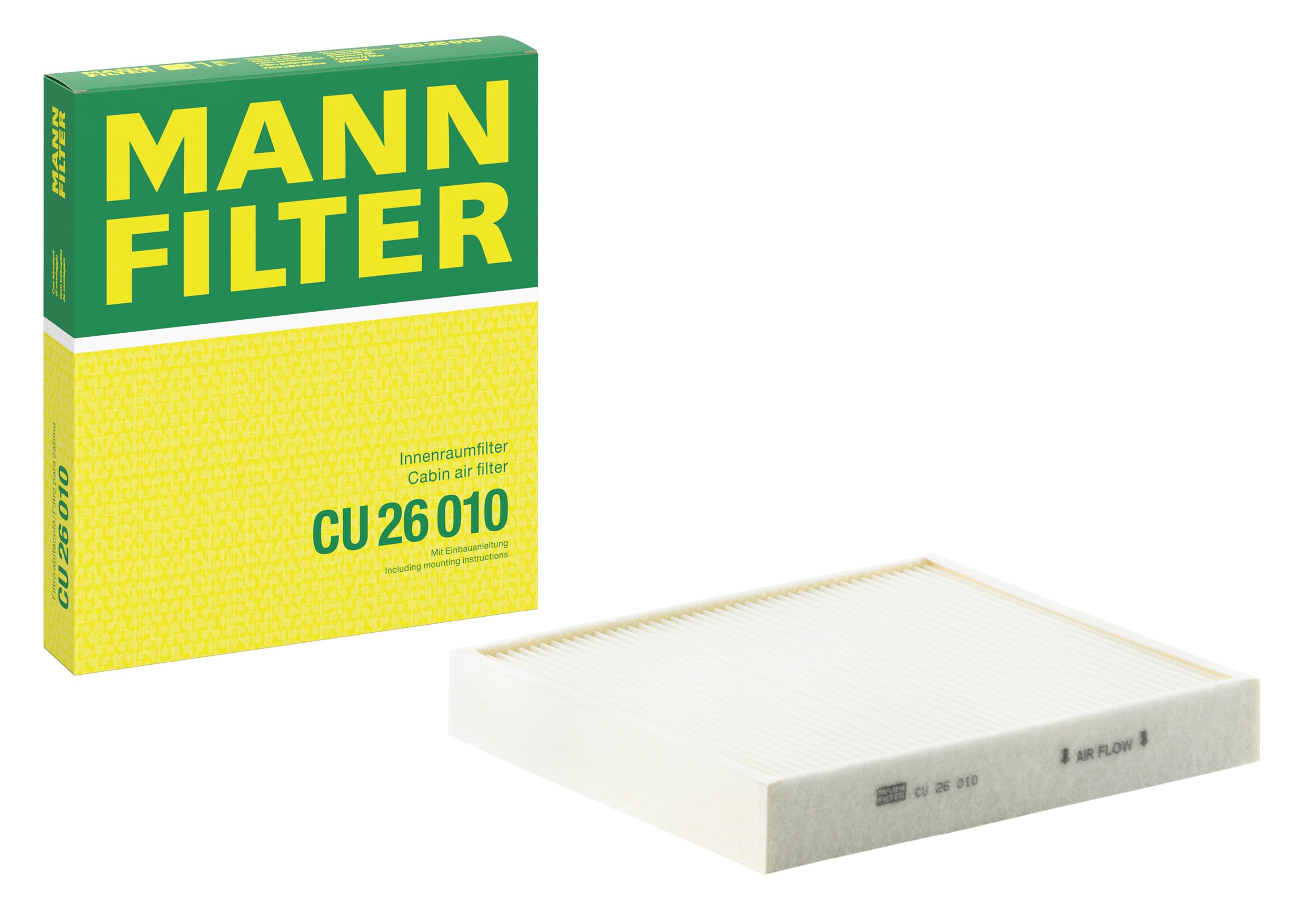 MANN-FILTER: Auswahl an Autofiltern