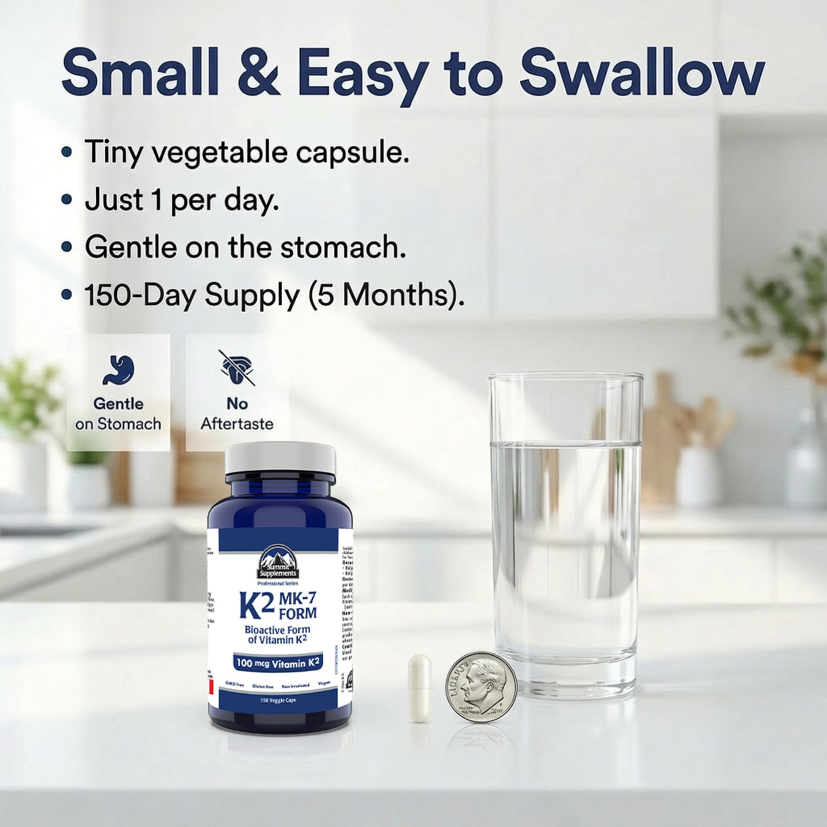 Summit Supplements Vitamin K2 MK-7 for Cardiovascular Support