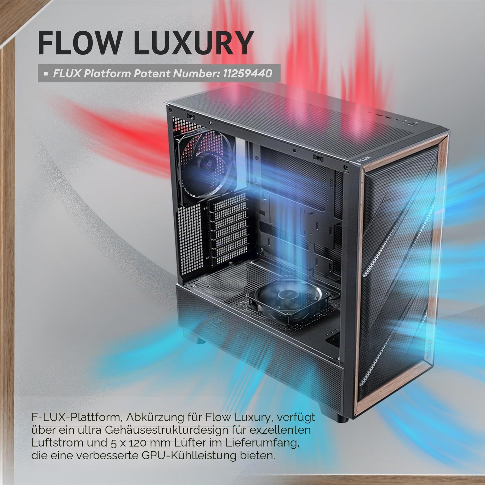 Antec GEH Flux SE Midi Tower schwarz Retail