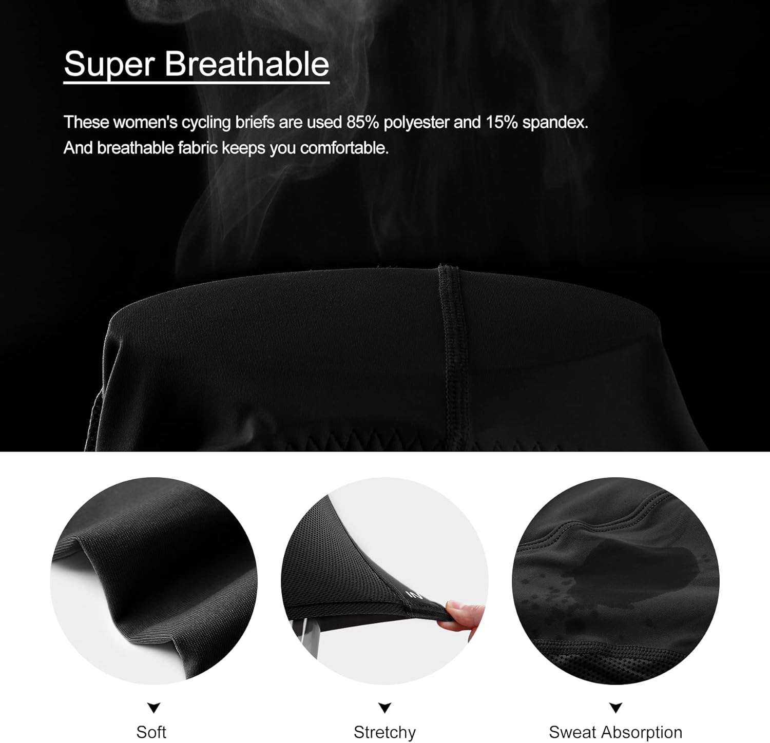 INBIKE Women's Cycling Shorts Padded Cycling Underwear - Image 3