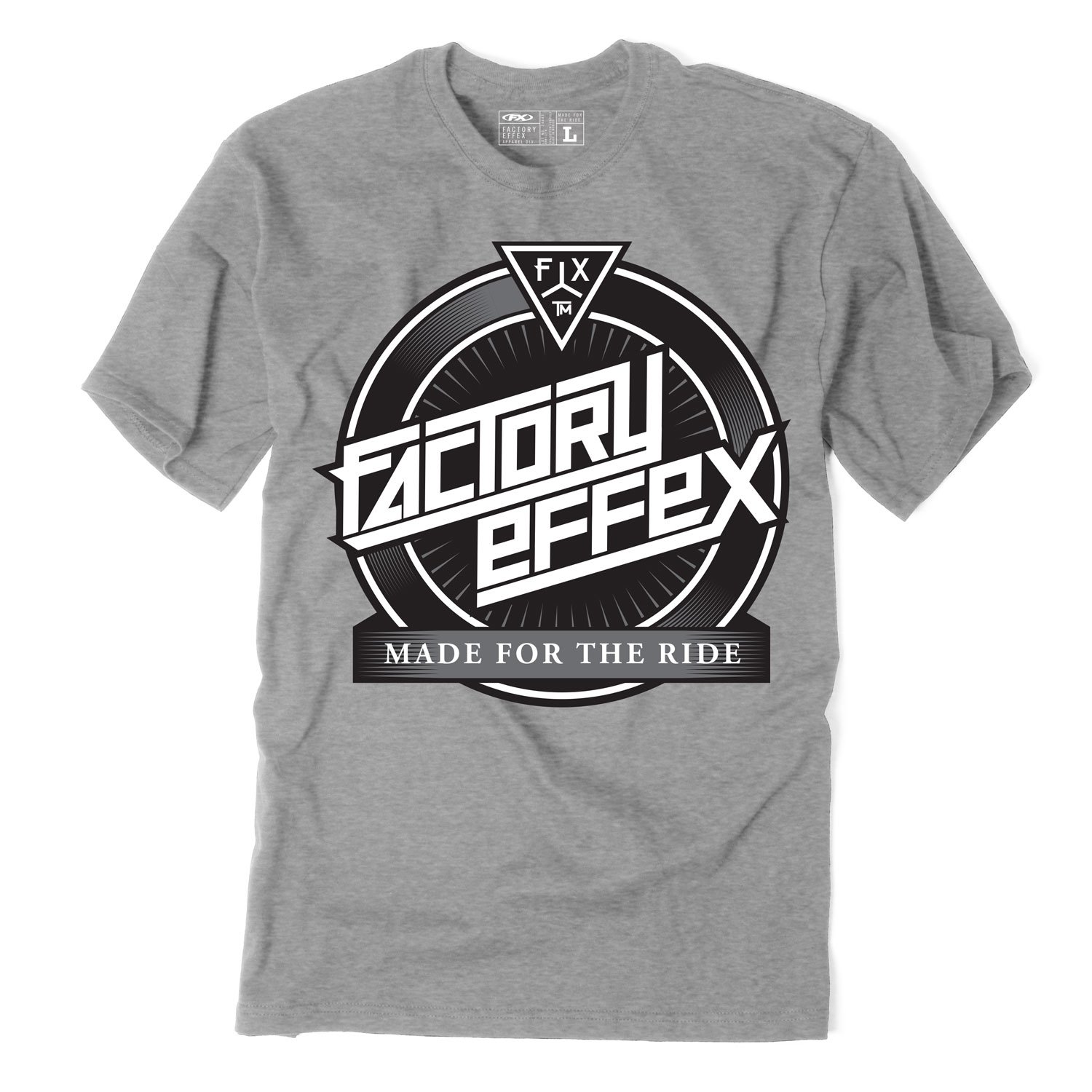 (18-87744 FX Cycle T-Shirt (Heather Grey, Large)