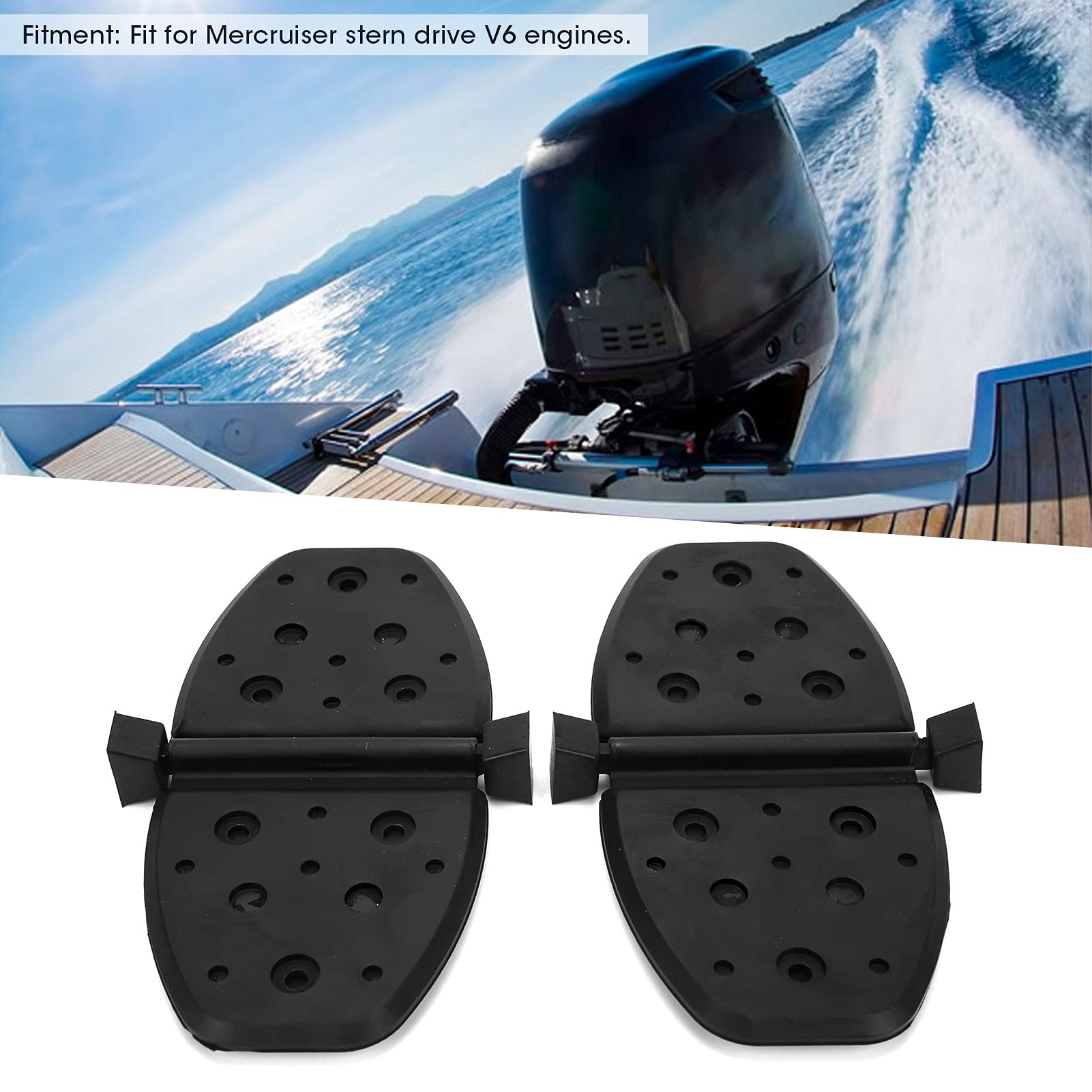 Zenith Aur Pair Rura wydechowa Y Klapy żaluzji wodnej 807166A2 Pasuje do silnika zaburtowego Mercruiser